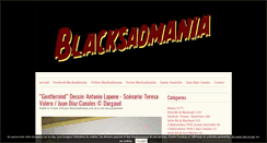 Desktop Screenshot of blacksadmania.com
